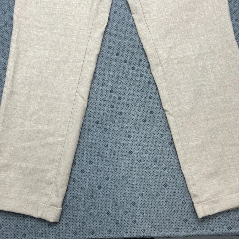 Hugo Boss H-Genius-224 Mens Beige Virgin Wool Blend‎ Dress Pants Size 40x31